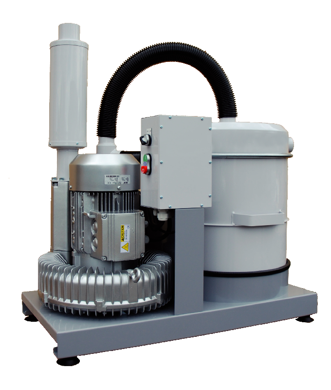Centrale d'aspiration à démarrage direct NS-3 - compacte et robuste - moteur 3KW, 320m3/h_0