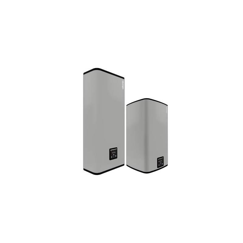 Chauffe-eau électrique Atlantic Lineo Connecté 40L Gris Aluminium - Neuf Multiposition Classe B