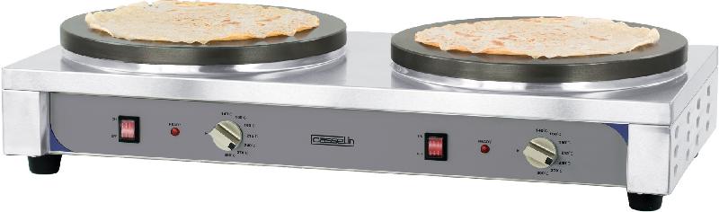 Crepiere profesionnelle double premium 40 temperature de 140 a 300 - CCD40EP_0