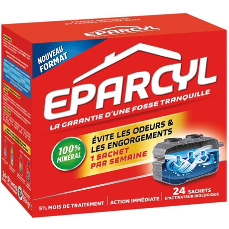 DÉBOUCHEUR EN POUDRE 24 DOSES EPARCYL Comparer les prix de DÉBOUCHEUR EN  POUDRE 24 DOSES EPARCYL sur Hellopro.fr