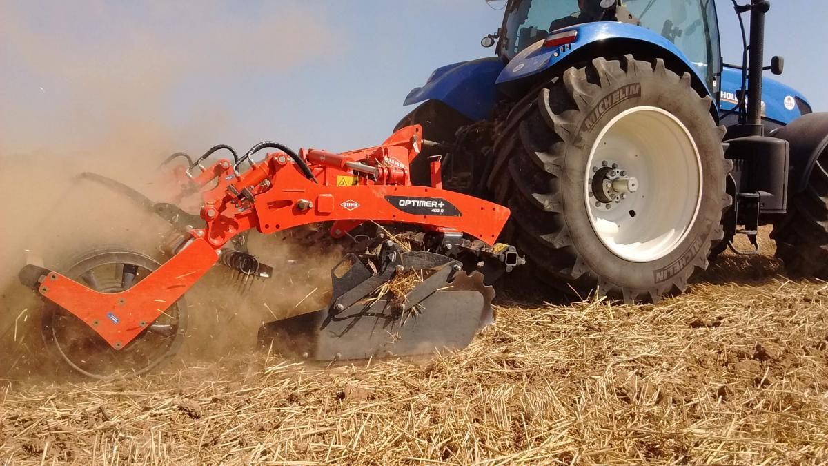 Déchaumeur à disques optimer plus - kuhn - largeur de travail 3 à 7.5 m - puissance necessaire 110 à 265 kw_0