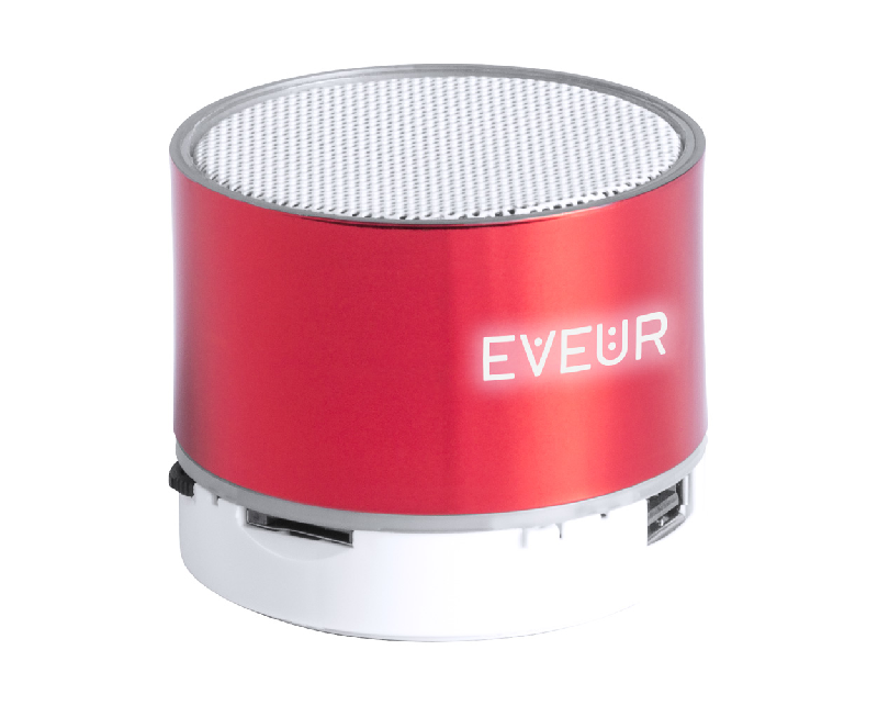 Enceinte Bluetooth - Boîtier plastique - Pile rechargeable - LED gravure lumineuse - Fonction mains libres, radio et lecteur micro SD_0