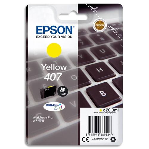 Epson - Cartouche jet d'encre jaune L 'Clavier' WF-4745 Series (T07U4) - Référence C13T07U440_0