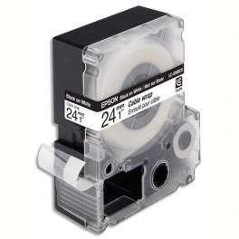 EPSON CASSETTE POUR LW-900P - LC6WBC9 ENROULÉ POUR CÂBLE NOIR SUR BLANC 24/9 C53S627404