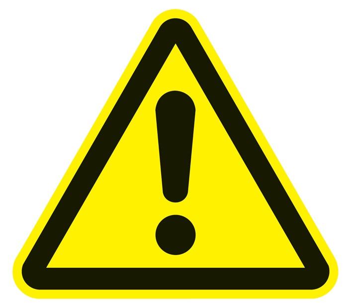 Panneau avertissement ASR A1.3/DIN EN ISO 7010 - 200 mm - Attention zone dangereuse - Plastique triangulaire_0