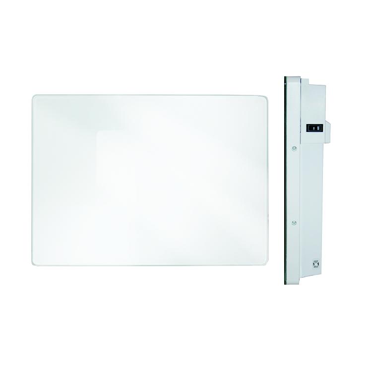 PANNEAU RAYONNANT A RÉGULATION ELECTRONIQUE EN VERRE VARMA 2000W BLANC HORIZONTAL_0