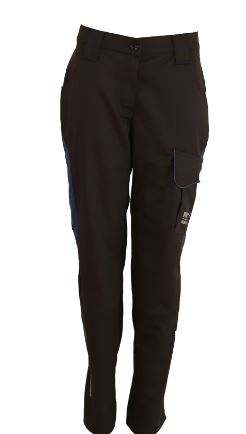 Pantalon Stretch Femme PUMA 63% polyester 34% coton 3% élasthanne 245g (Anthracite/Bleu) - PCPF10-36_0