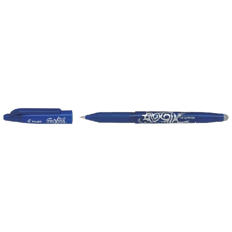 PILOT FRIXION BALL EFFAÇABLE GEL ENCRE BILLE STYLO FINE POINTE 0,7 MM BLEU