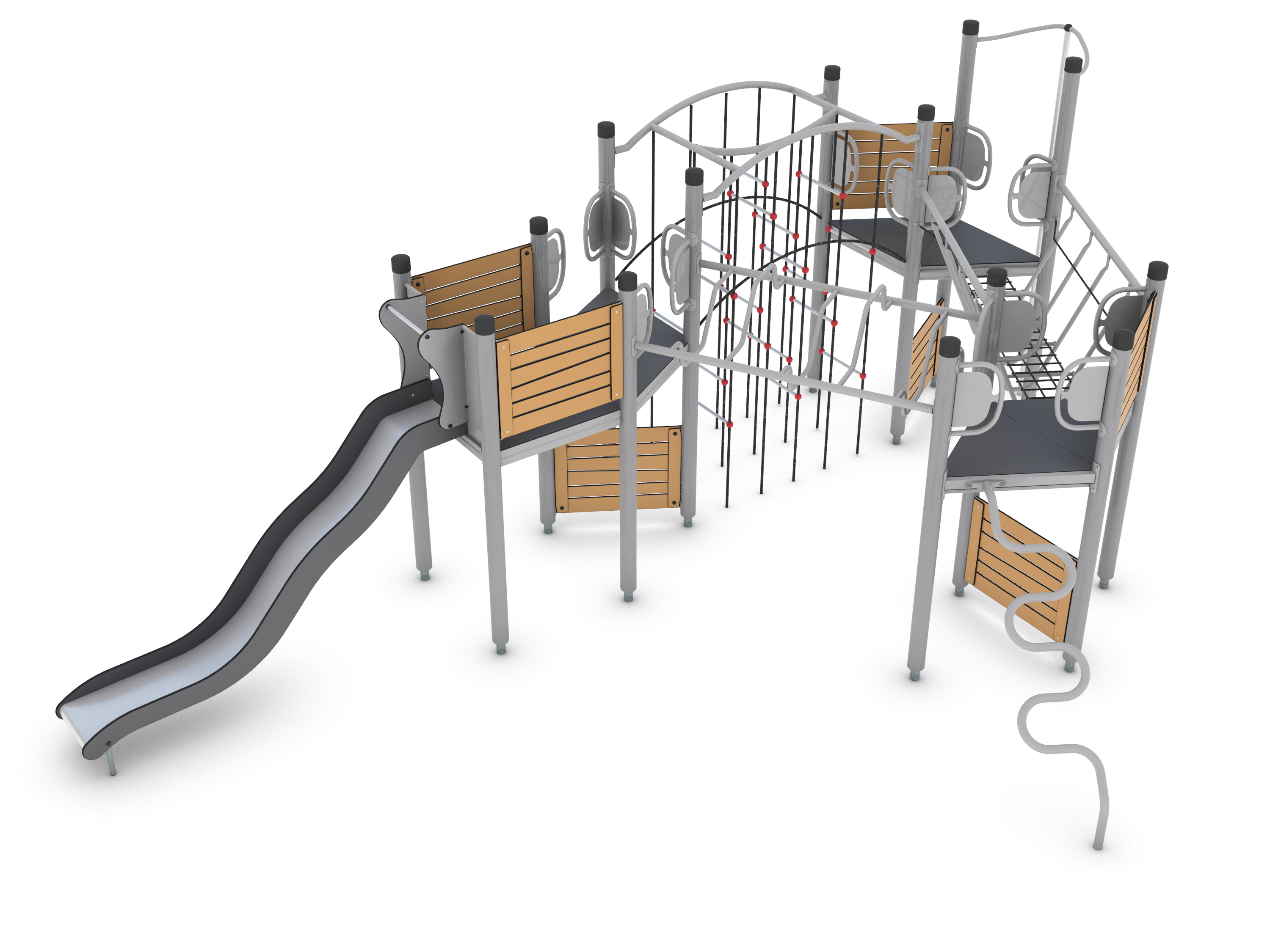 Structure multi-jeux pour enfants 5 à 12 ans - Kimber - Réf. 8061778 - Hags_0
