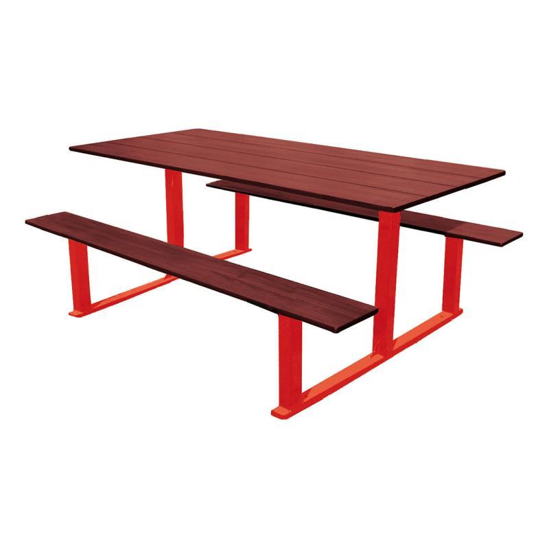 Table de pique-nique RIGA disponible en version PMR - ref : 209472.3020.Acaj_0