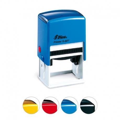 Tampon printer shiny S-827 - 7 lignes - Format 50 x 30 mm - Cassette d'encrage incluse_0