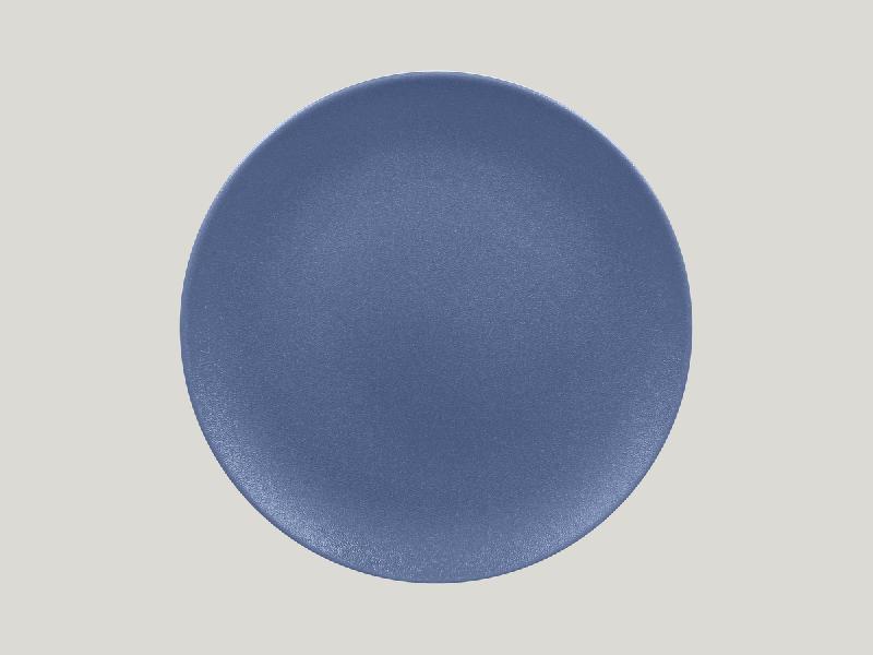 ASSIETTE PLATE ROND BLEU PORCELAINE Ø 31 CM NEO FUSION RAK