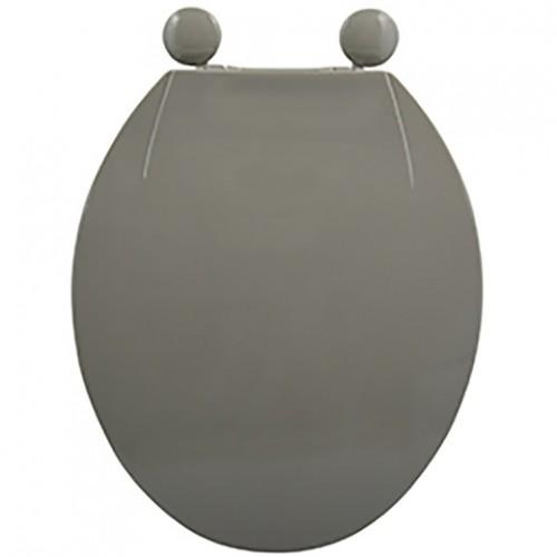 ABATTANT WC - POLYPROPYLÈNE - CHARNIÈRES PS - TAUPE MSV