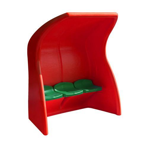 ABRI DE TOUCHE MONOBLOC ROUGE - ASSISE INDIVIDUELLE