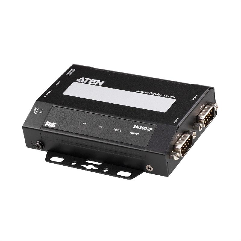 ATEN SN3002P Serveur de périphériques sécurisés RS-232 à 2 ports avec PoE_0