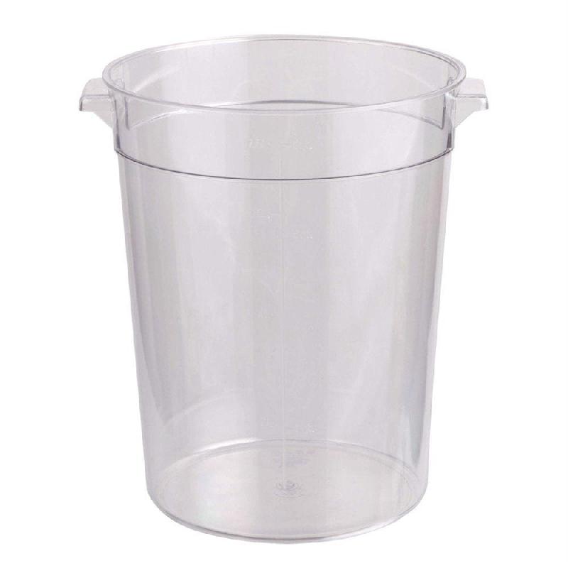 Bac alimentaire 7,5L Ø22,4x27,9cm transparent_0