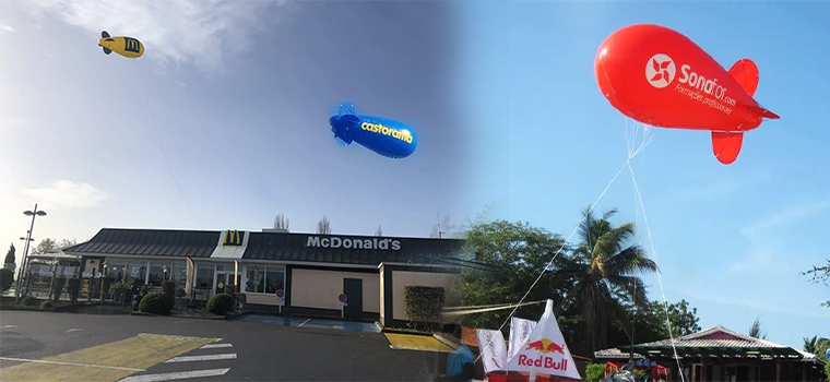 Ballon dirigeable publicitaire géant en PVC - Idéal pour événements commerciaux, manifestations et compétitions sportives - Visibilité et stabilité exceptionnelles_0
