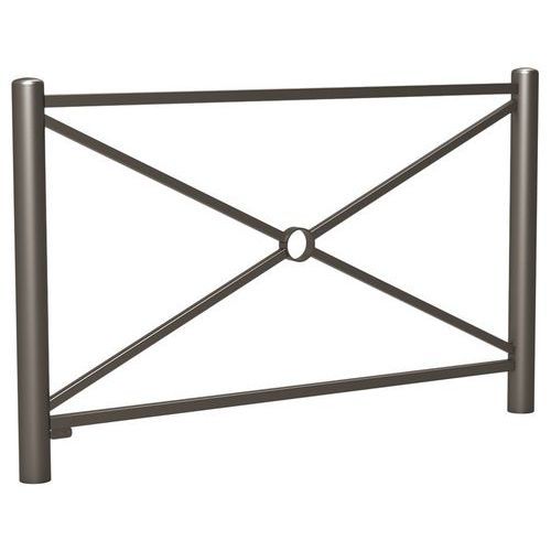 BARRIÈRE CARREFOUR 1.57 M - ZINC GRIS PROCITY - PROCITY
