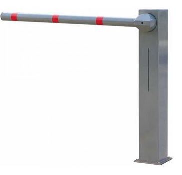 Barrière levante solaire en aluminium pour parking - MASTER - Hauteur 2700 mm - Bras réfléchissant - Télécommande 12 m - Réf. 21531_0
