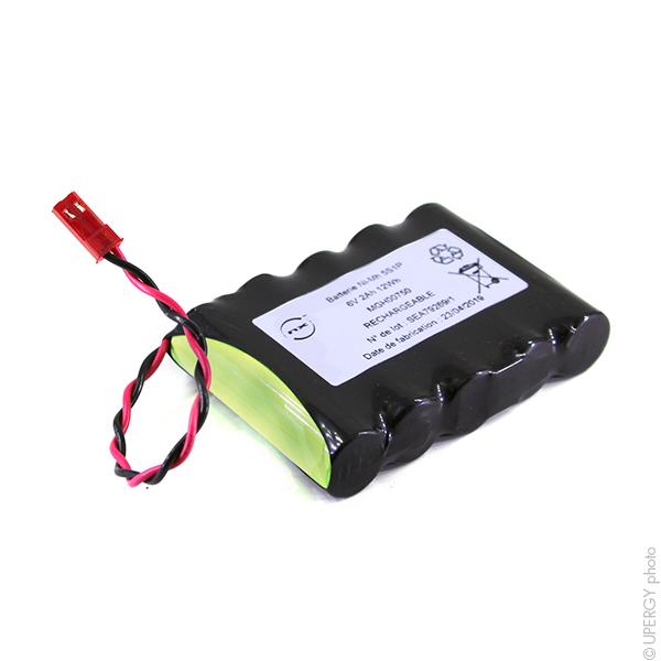Batterie industrielle Nimh 5x AA NX 5S1P ST1 - 6V 2000mAh JST_0
