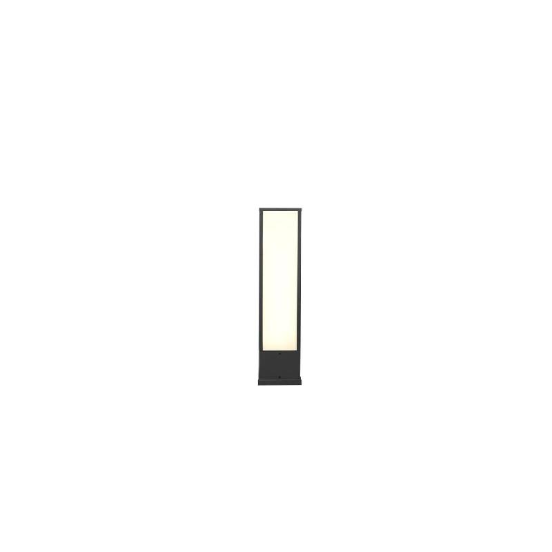 Borne extérieure LED 15W, 1700Lm, 3000K, Aluminium Anthracite - Trio - Fuerte - gris 4017807492569_0