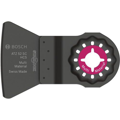 BOSCH 10 SPATULE EN ACIER À HAUTE TENEUR EN CARBONE STARLOCK ATZ 52 SC