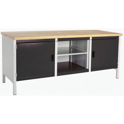 BOTT 1 ETABLI EN HÊTRE CUBIO - 1 PORTE - L2000MM - BOTT