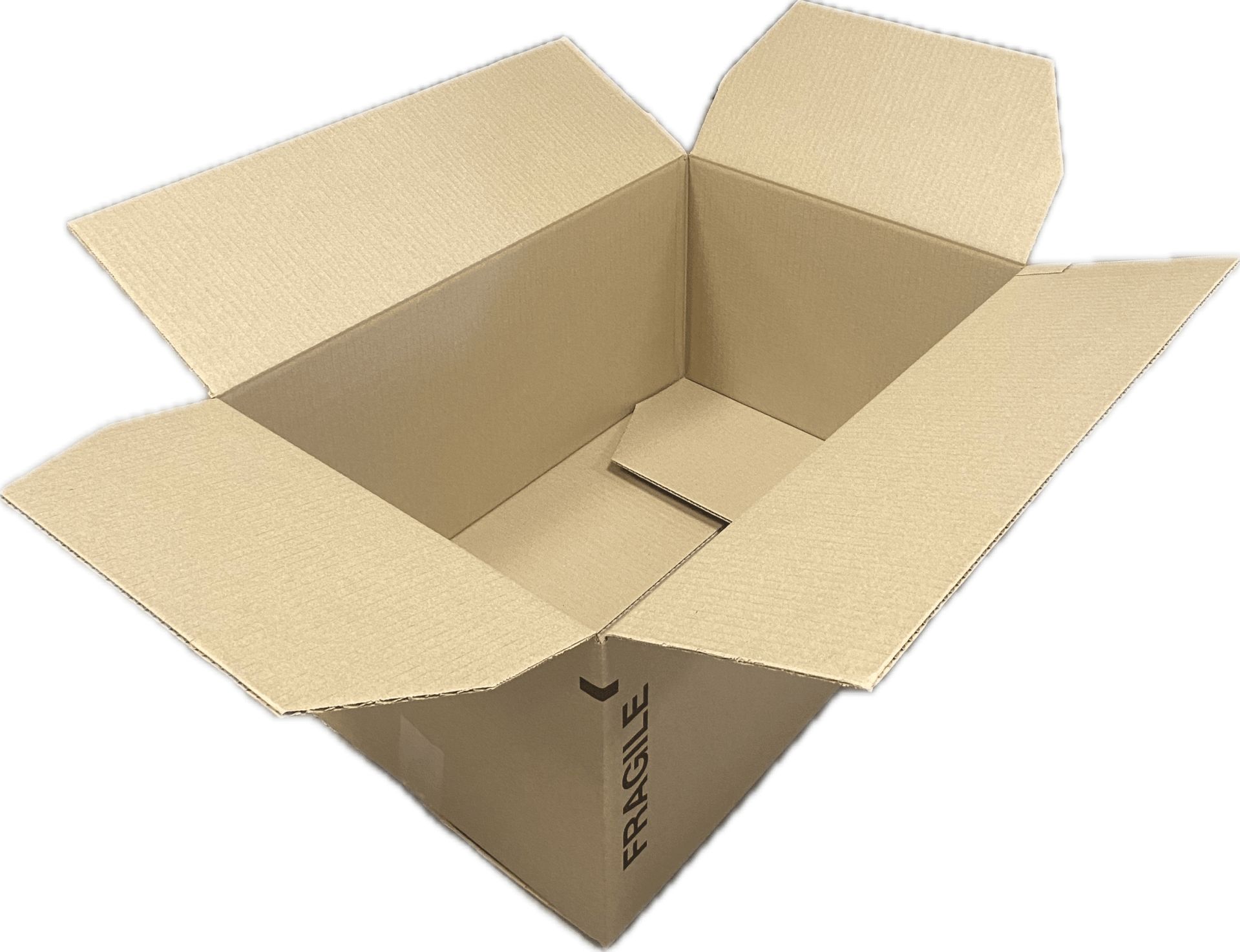 Caisse en carton simple cannelure 60 x 40 x 29 cm - palette de 480 cartons - état neuf - imprimé_0