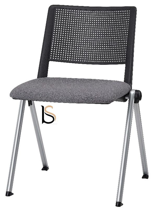 Chaise assise tapissée LINE - SITEK - Gris_0
