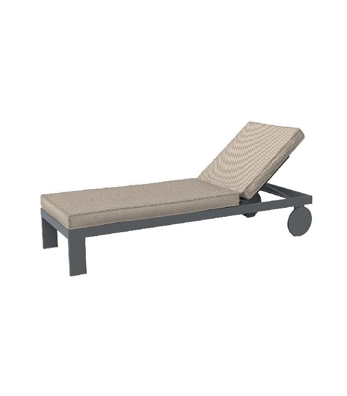 Chaise longue Posidonia - anthracite_0