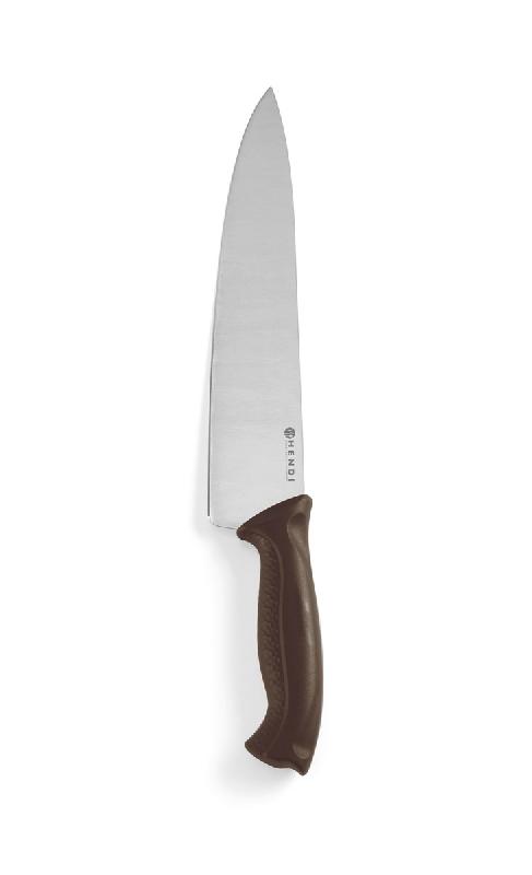 Couteau professionnel chef 240 mm marron - 842799_0