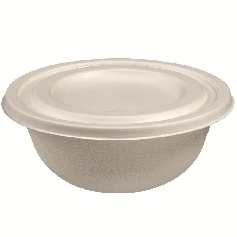 Couvercle pour bol Ming réf 38846 bagasse blanche Ø15,5X1cm - par 600_0