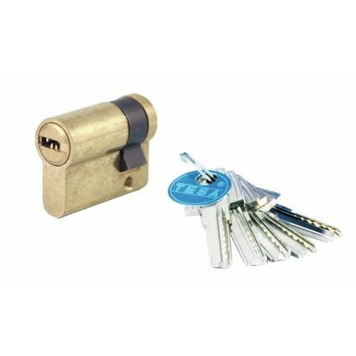 DEMI CYLINDRE - 30 X 10 MM - T 60 - VARIÉ - LAITON NICKELÉ TESA SÉCURITÉ