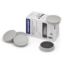 DISCOFIX AIMANT ROND 'STANDARD', ASSORTI - LOT DE 5
