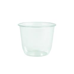 ECOLOMIQUE - 50 Pcs - Pot à dessert plastique PET transparent - 450 ml, Diam: 9,5 cm, Hauteur: 10,2 cm - ECO210GKPOT15 - transparent plastique ECO210_0