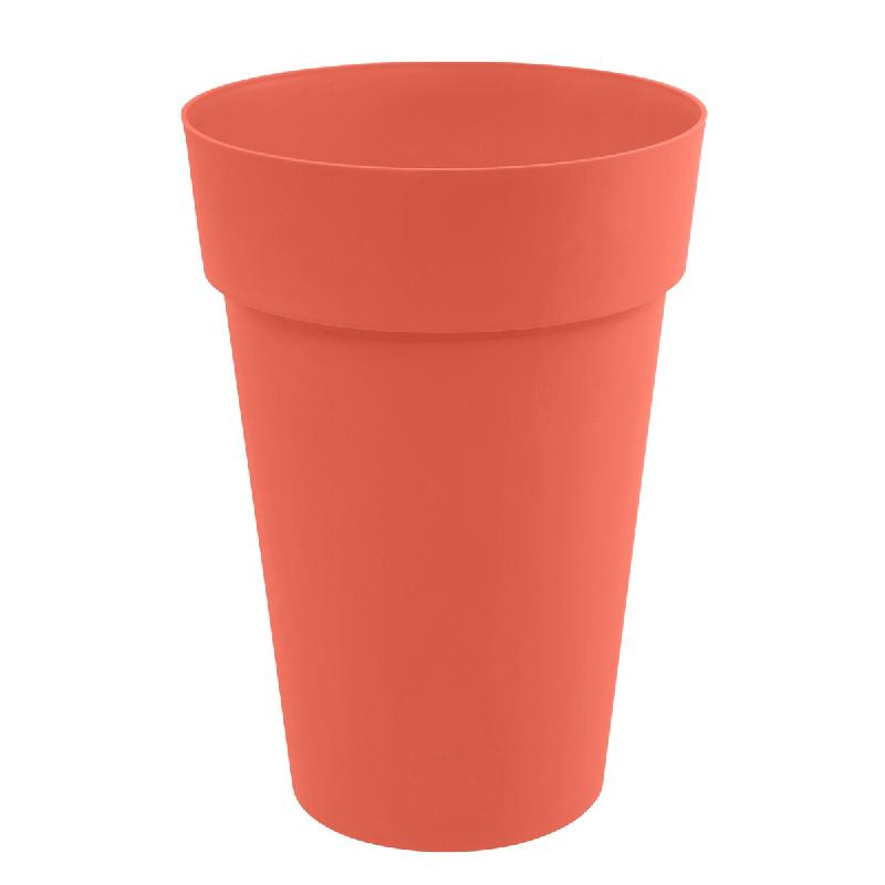 EDA Pot TOSCANE HAUT terre battue 67 L - orange plastique polypropylène 013630 O.TB SX3_0