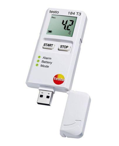 Enregistreur de données USB pour la température - Testo 184 T3 - autonomie illimitée avec pile remplaçable_0