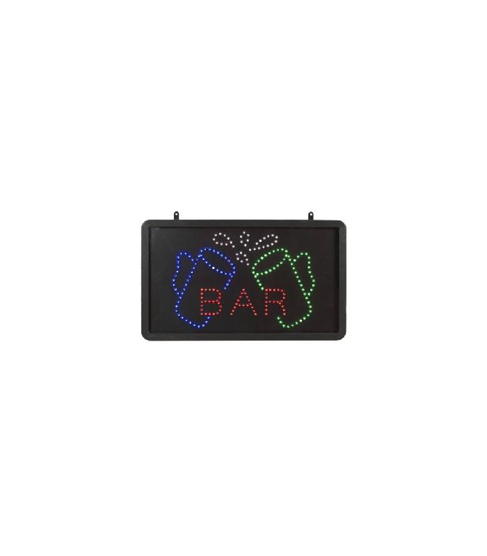 Enseigne lumineuse LED intérieur - BAR - Référence : LED-59_0