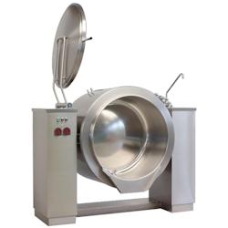 EURAST - Marmite basculante à gaz 300 litres chaleur indirecte et moteur - 1950x1200x1300 mm - 48 Kw + 400 W 230/1V - 18617300 - inox 18617300_0