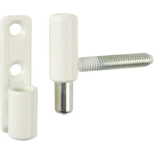 FICHE MÂLE PVC - NŒUD PLAT Ø 13 MM - VIS CACHÉES - BLANC - 342 PIÈCES OTLAV