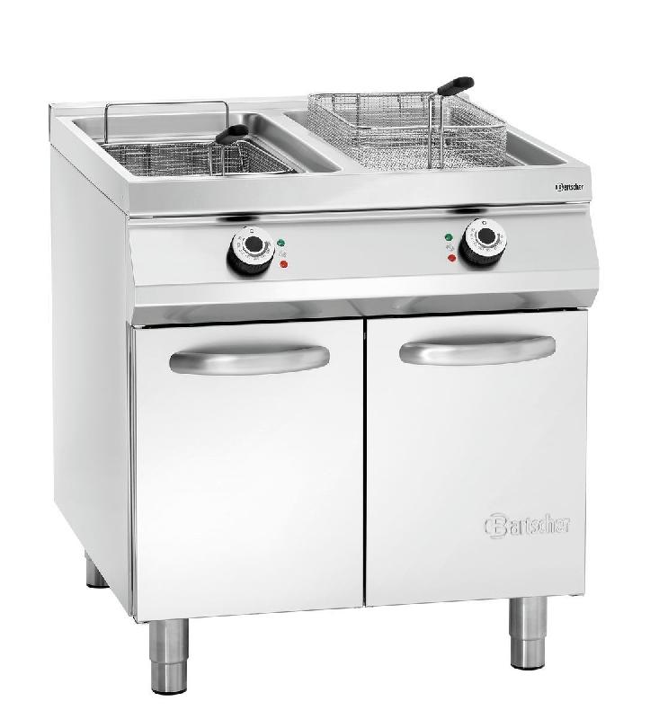Friteuse électrique avec 2 cuves - Série 900 Master - 2 x 20L - BARTSCHER - Acier inoxydable_0