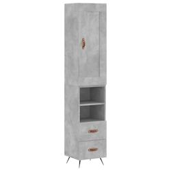 Helloshop26 - Buffet bahut commode armoire meuble de rangement organisateur cuisine salle de séjour salon haut 34,5 x 34 x 180 cm 02_0034255 - 300021_0