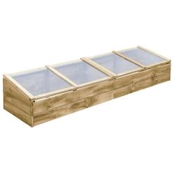 Helloshop26 - Serres lot de 2 bois de pin imprégné 200 x 50 x 35 cm vert 02_0044667 - 3000220290127_0