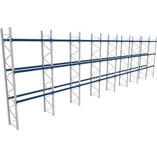 RACK 1 DÉPART + 7 SUIVANTS LXLXH 2700X22700X6000 600KG 3 NIV - BITO