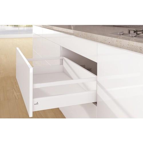 KIT TIROIR TRINGLES ARCITECH-PROFIL H94MM-DOS H186 MM-BLANC-L350 MM HETTICH