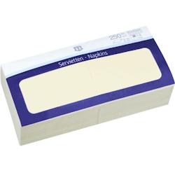 METRO PROFESSIONAL Serviette 2 plis crème 40 x 40 cm x 250 - 223537_0