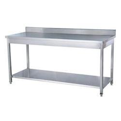 METRO Professional Table de travail GWTS4127B, acier inoxydable, 120 x 70 x 85 cm, argenté - inox 4337255725867_0