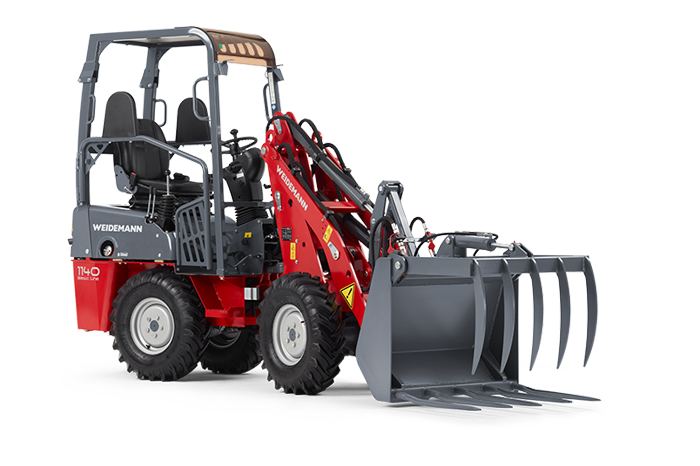 Mini-chargeuse 1.63t - Weidemann 1140 Basic Line - multifonctions avec construction compacte et haute performance_0