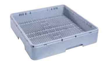 Panier de lavage plastique 500x500 - Casier à couverts en vrac mailles fines hauteur 106 mm - Référence 10173.10_0