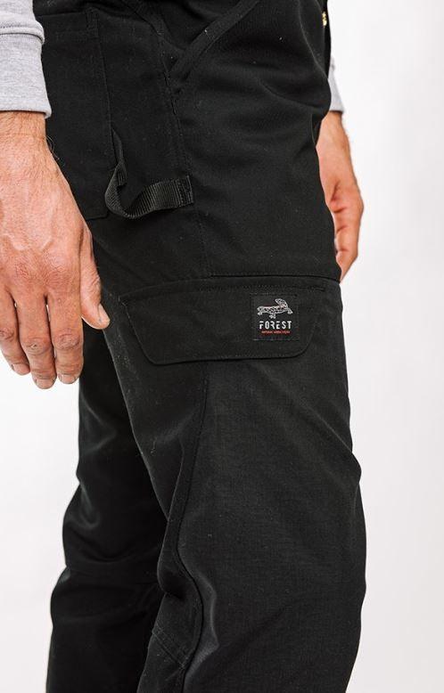 Pantalon artisan stretch en polycoton - FOREST - renforts Cordura® et coupe moderne - taille 46_0